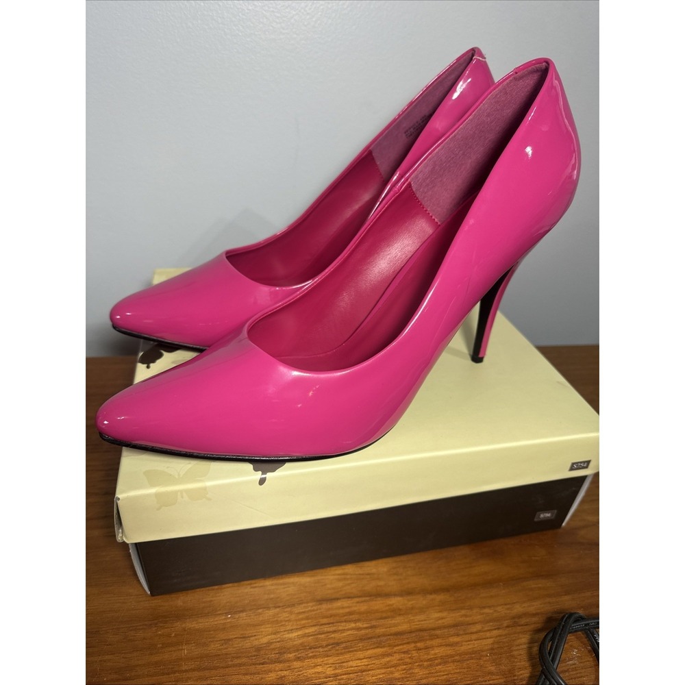 Pleaser‎ Pointed Toe Stiletto Pumps Seduce 420 Pink 16M Cross Dresser